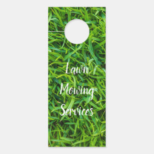 Lawn Mowing Door Hanger