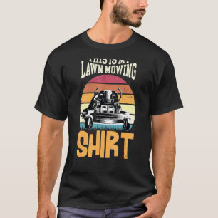 Lawn Mowing Garden Distressed Gardening 1 T-Shirt