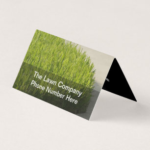 Lawn Mowing Grass Design Business Card