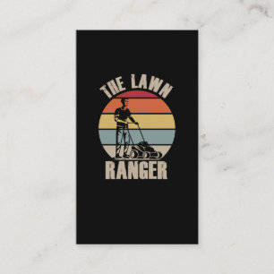 Lawn Mowing Humour Landscaper Funny Janitor Business Card