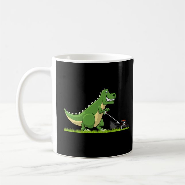 Lawn Mowing Landscaper Men Women Mowing  Kids  Coffee Mug (Left)