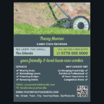 Lawn-Mowing Scene, Lawn Care Services Flyer<br><div class="desc">Lawn-Mowing Scene,  Lawn Care Services Advertising Flyer by The Business Card Store.</div>
