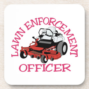 Lawn Officer Coaster