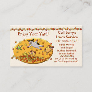 Lawn Service Business Card