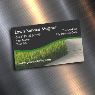 Lawn Service Business Magnets