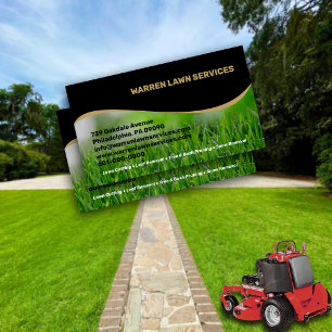 Lawn Service Company  Business Card