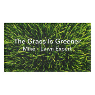 Lawn Service Field Staff Name Tags