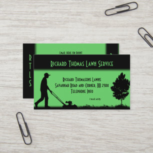 Lawn Service Landscape Business Card