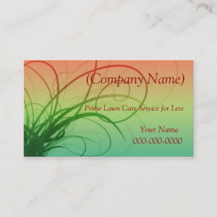 Lawn Service (Or?) Business Card