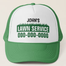 Lawn Service Trucker Hat