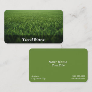 Lawn Services / Yard Care Business Card