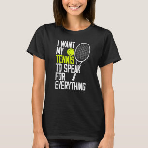 Lawn Tennis Game Racket Sport Tennis T-Shirt