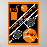 Lawn Tennis Player Graphic Art     