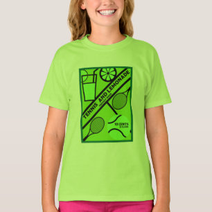 Lawn Tennis Player Graphic Art    T-Shirt