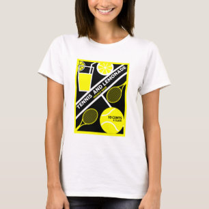 Lawn Tennis Player Graphic Art T-Shirt