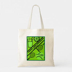 Lawn Tennis Player Graphic Art  Tote Bag