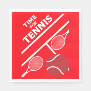 Lawn Tennis Players     Napkin
