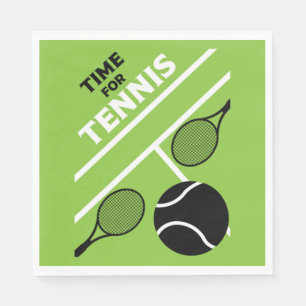 Lawn Tennis Players   Napkin