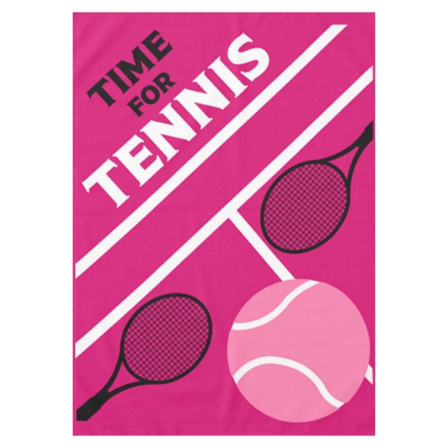 Lawn Tennis Players    Tablecloth (Front)