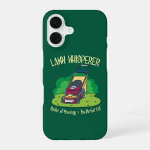 Lawn Whisperer Lawn Mower Garden Gardening iPhone 16 Case