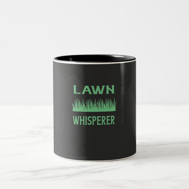 Lawn Whisperer Two-Tone Coffee Mug (Center)