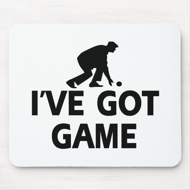 LAWNBOWL.png Mouse Mat (Front)