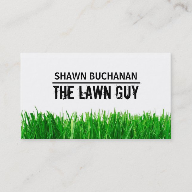 Lawncare Business Card (Front)