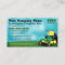 Lawncare Landscaping Grass Cutting Business Card