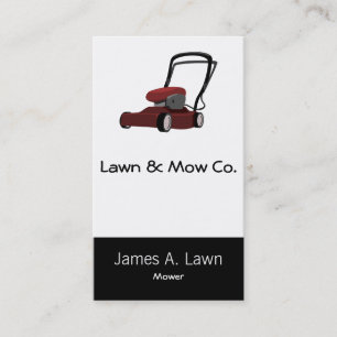 Lawnmower Business Card