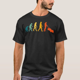 Lawnmower Evolution Gardener Gardening Gardening 7 T-Shirt