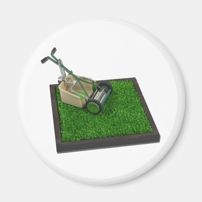 LawnmowerOnTheGrass100711 Magnet (Front)