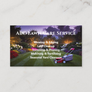 Lawnpro Premium Service Business Card