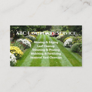 Lawnpro Premium Service Business Card