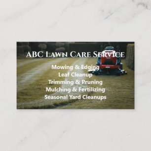 Lawnpro Premium Service Business Card