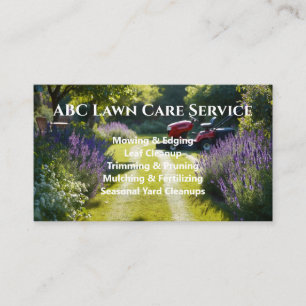 Lawnpro Premium Service Business Card