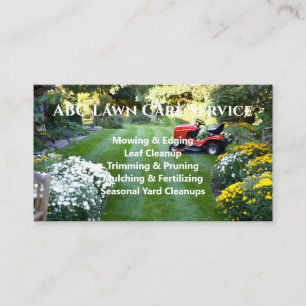 Lawnpro Premium Service Business Card