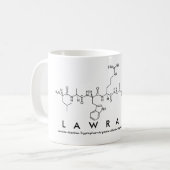 Lawrance peptide name mug (Front Left)