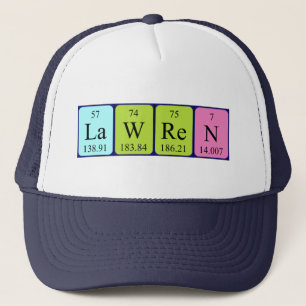 Lawren periodic table name hat