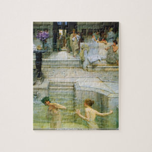 Lawrence Alma-Tadema - A favourite tradition Jigsaw Puzzle