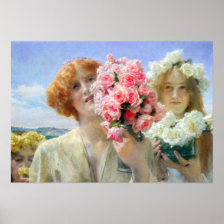 Lawrence Alma-Tadema - A summer offering Poster