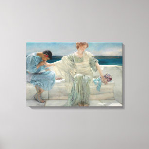 Lawrence Alma-Tadema - Ask Me No More Canvas Print