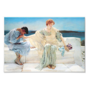 Lawrence Alma Tadema Ask Me No More Photo Print