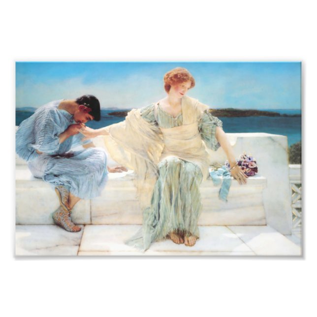 Lawrence Alma Tadema Ask Me No More Photo Print (Front)