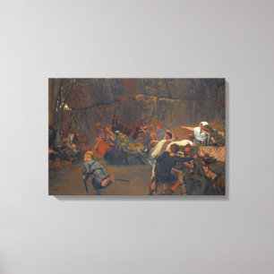 Lawrence Alma-Tadema - Gunthram Bose And His Canvas Print