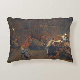 Lawrence Alma-Tadema - Gunthram Bose And His Decorative Cushion