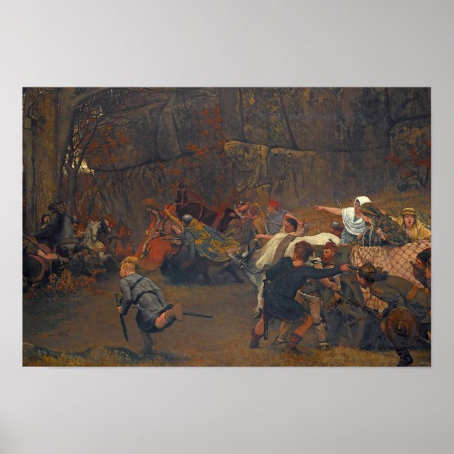 Lawrence Alma-Tadema - Gunthram Bose And His Poster (Front)