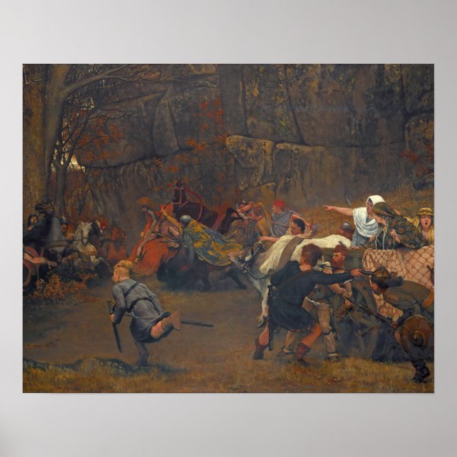 Lawrence Alma-Tadema - Gunthram Bose And His Poster (Front)