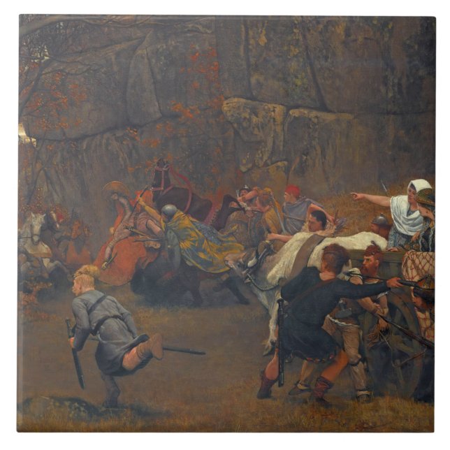 Lawrence Alma-Tadema - Gunthram Bose And His Tile (Front)