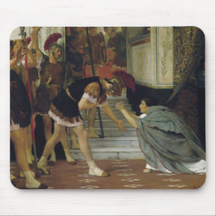 Lawrence Alma-Tadema - Proclaiming Claudius Mouse Mat