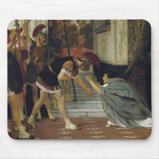 Lawrence Alma-Tadema - Proclaiming Claudius Mouse Mat (Front)